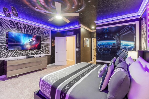 6 chambres, fer et planche à repasser, lit de bébé portatif, Wi-Fi