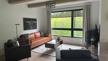 TV connectée, cheminée