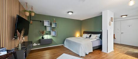 1 Schlafzimmer, kostenloses WLAN, Bettwäsche