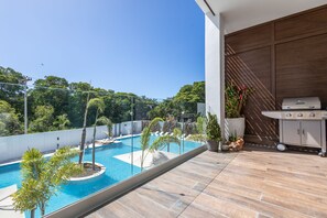 Terrace/patio - Acqua Di Mare Resort (Roatan)