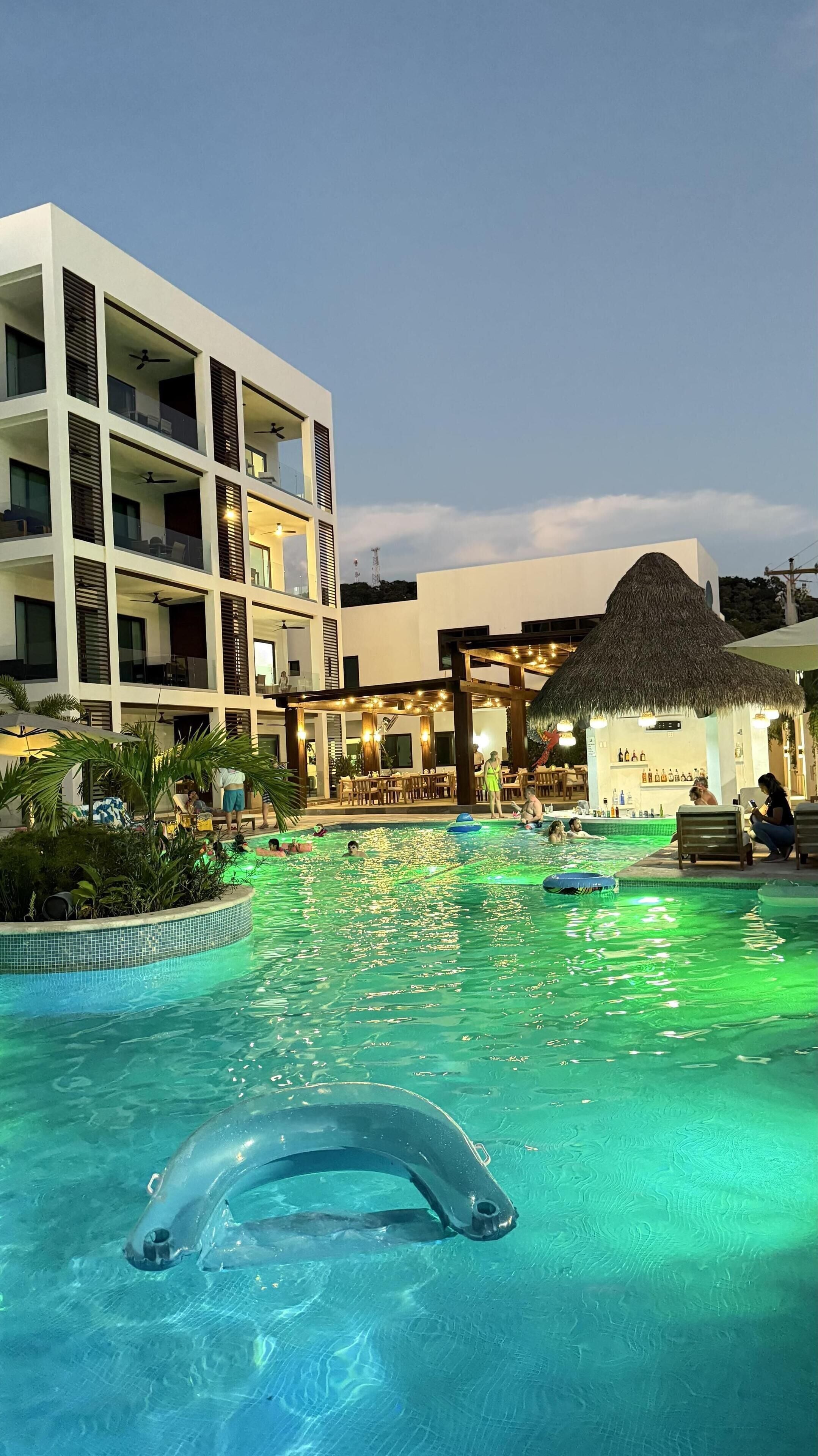 Outdoor pool, open 7:00 AM to 8:00 PM, pool umbrellas, sun loungers