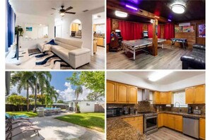 Fridge, microwave, oven, stovetop - Fun family oasis, minutes away from beaches w/game room & pool (Fort Lauderdale)