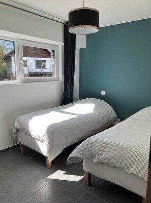 5 chambres, chambres insonorisées