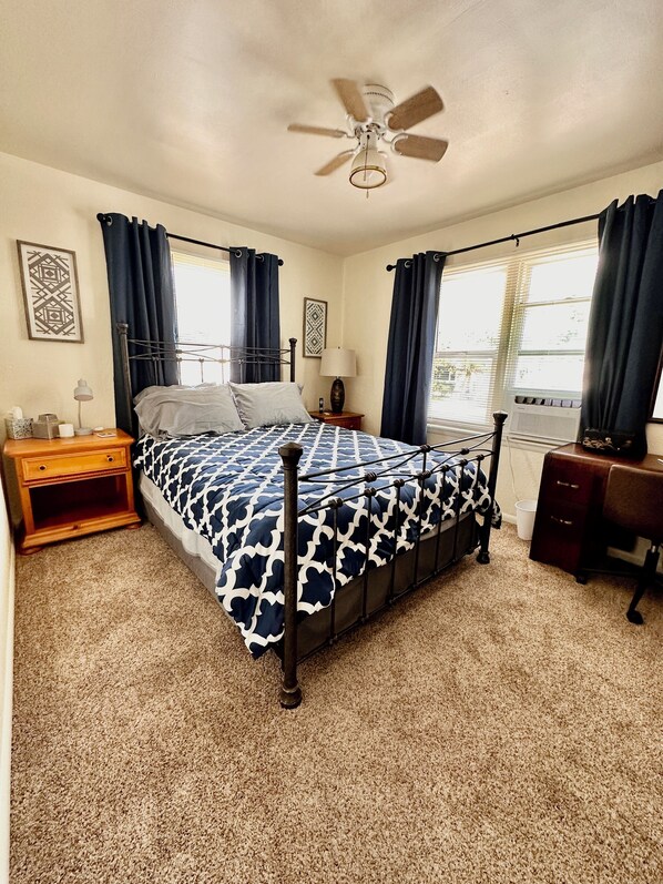 2 bedrooms, desk, iron/ironing board, free WiFi