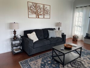 Älytelevisio, takka, kirjoja