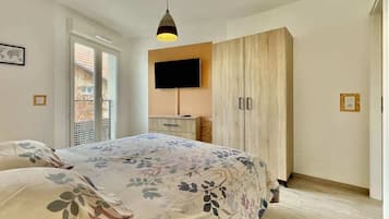1 chambre, fer et planche à repasser, Wi-Fi gratuit, draps fournis