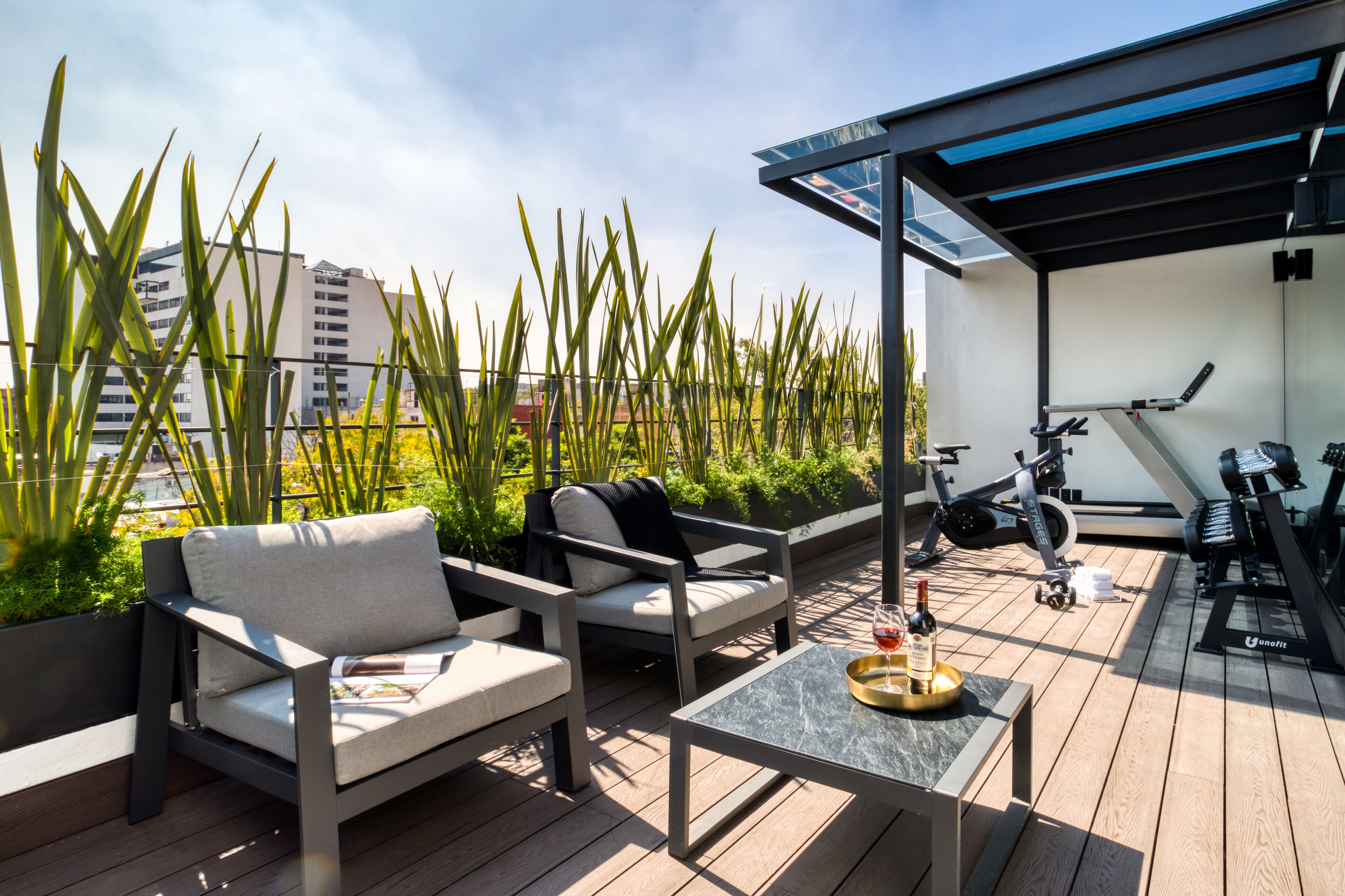 Terraza en la azotea