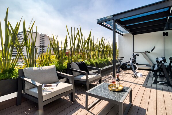 Terraza en la azotea