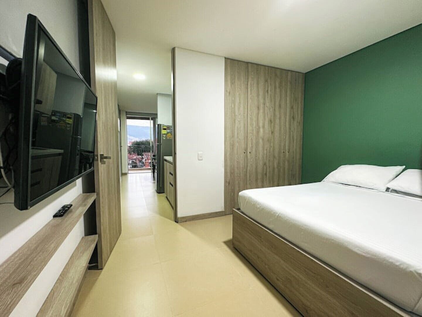 1 غرفة نوم وواي فاي وملاءات أسرّة