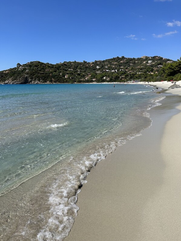 Beach nearby, beach towels