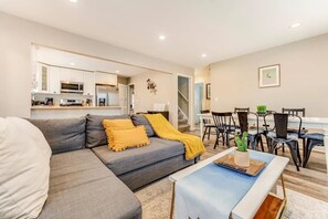 Smart TV, DVD player, books