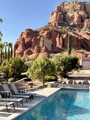 A heated pool - Best Red Rock & Chapel Views! Hot Tub, Heated Pool (Sedona)