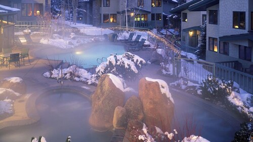 Alpine Bliss | Slopeside Townhome + Pool & Hot Tub