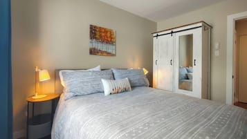 2 chambres, fer et planche Ă repasser, Wi-Fi, draps fournis