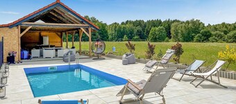 Awesome home in Stare Sady with swimming pool