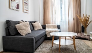 TV, books, computer monitors - Lux Garden Apartment near Acropolis in the heart of Athens  (Athina)