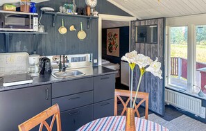 Réfrigérateur, plaque de cuisson, cafetière/bouilloire