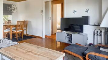 TV connectée, cheminée