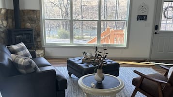 TV connectée, cheminée