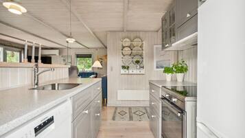 Réfrigérateur, plaque de cuisson, lave-vaisselle, cafetiÚre/bouilloire