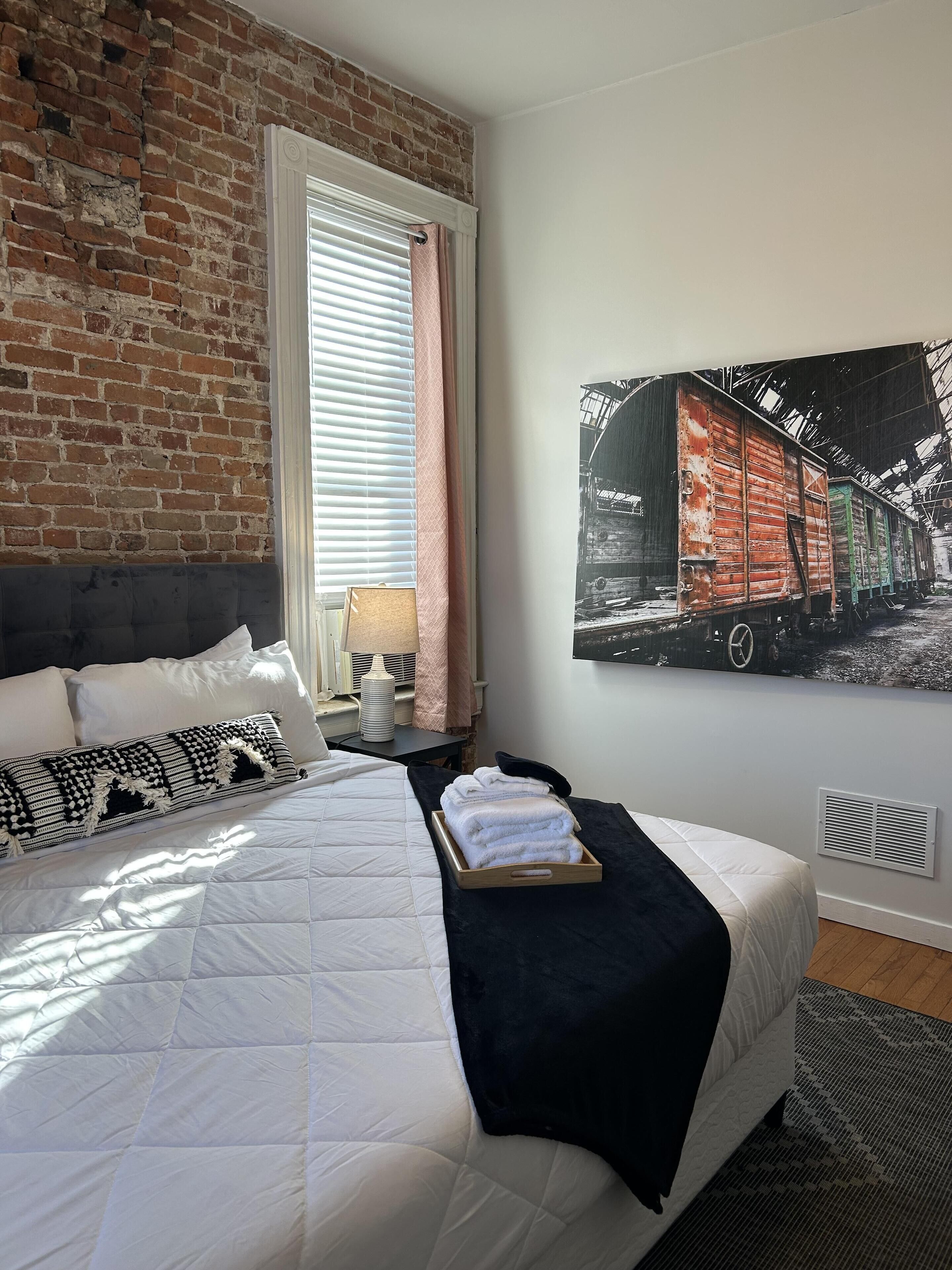 1 Schlafzimmer, Schreibtisch, Bügeleisen/Bügelbrett, WLAN