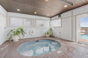 Indoor pool, outdoor pool