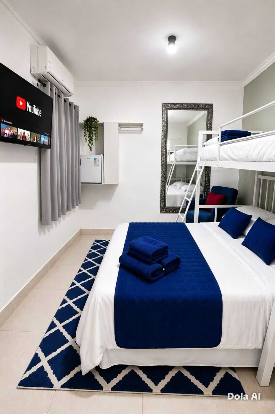 Suite económica, no fumadores, Aire acondicionado | Ropa de cama de alta calidad, cortinas opacas, wifi gratis