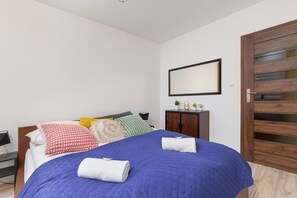 Apartment, 1 Bedroom, Balcony | 1 bedroom, bed sheets - Apartment Przytulna Gdansk by Renters (Gdansk)