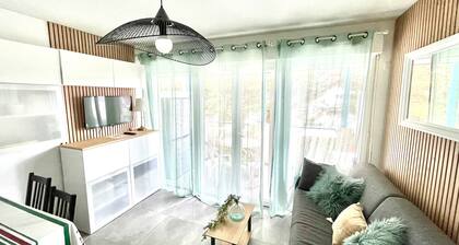 Caporizon - Erosoa-face au Golf-T1 Cosy-Heated pool