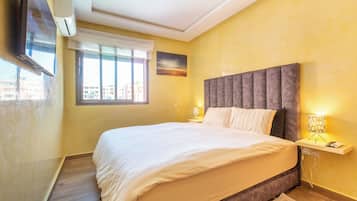 Appartement Deluxe | 2 chambres, coffres-forts dans les chambres, Wi-Fi gratuit