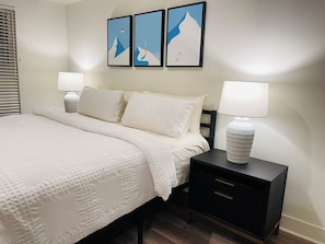 3 bedrooms, iron/ironing board, WiFi, bed sheets