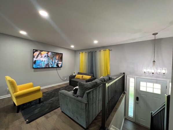 Smart TV, video games, table football