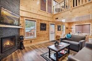 Fernseher, Kamin, Videospiele