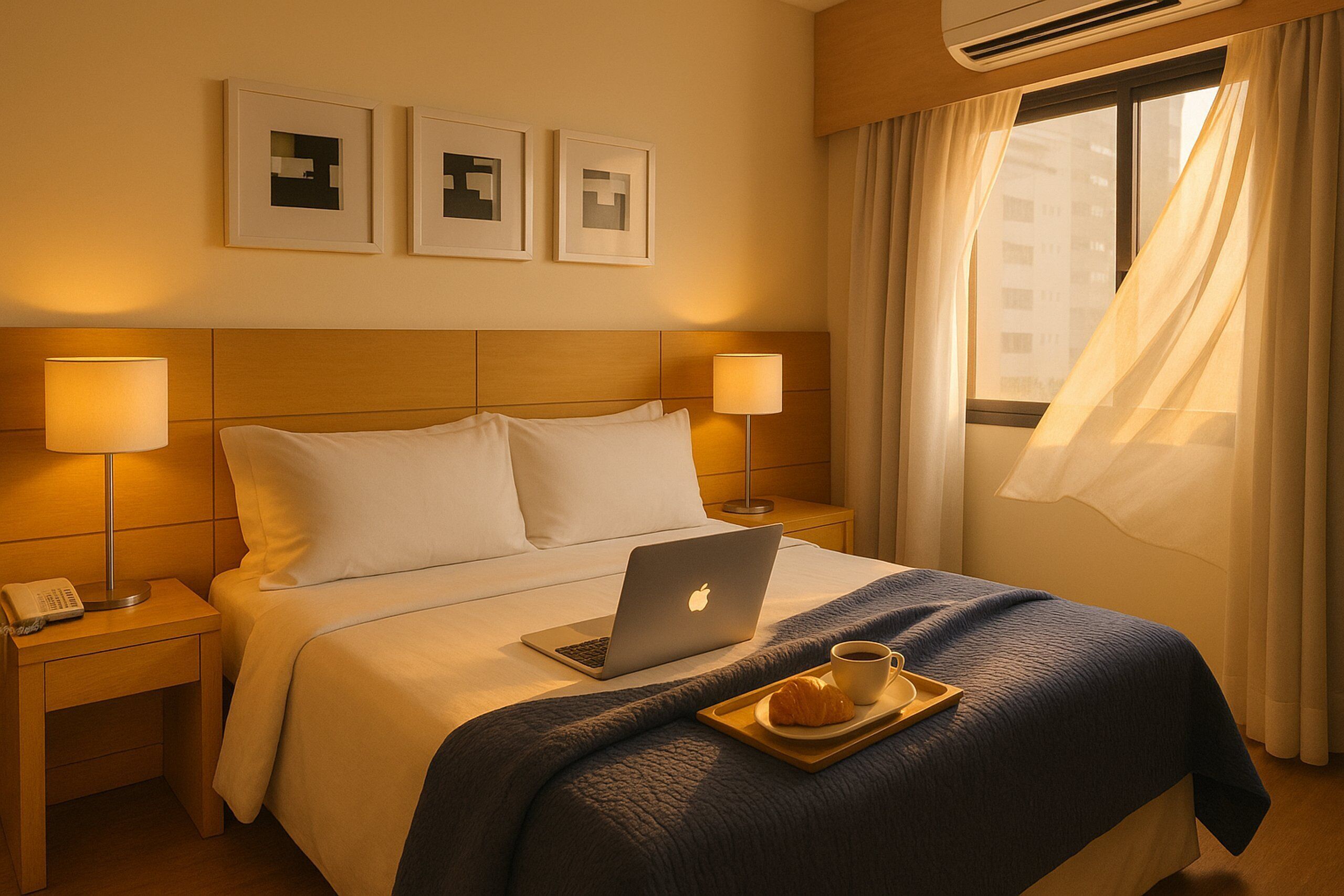 Suíte | Escrivaninha, Wi-Fi de cortesia