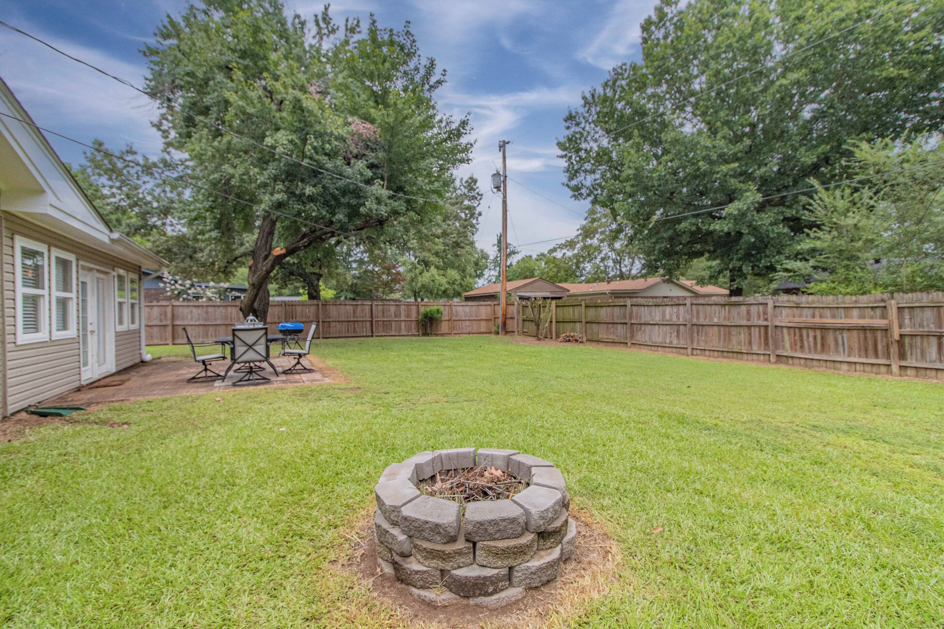 House with fenced-in backyard near educational & medical institutions in Conway.