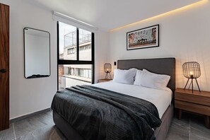 1 bedroom, iron/ironing board, WiFi, bed sheets - VH | 1 rec + gym and wifi | Sta Ma la Ribera | 24 (Ciudad de México)