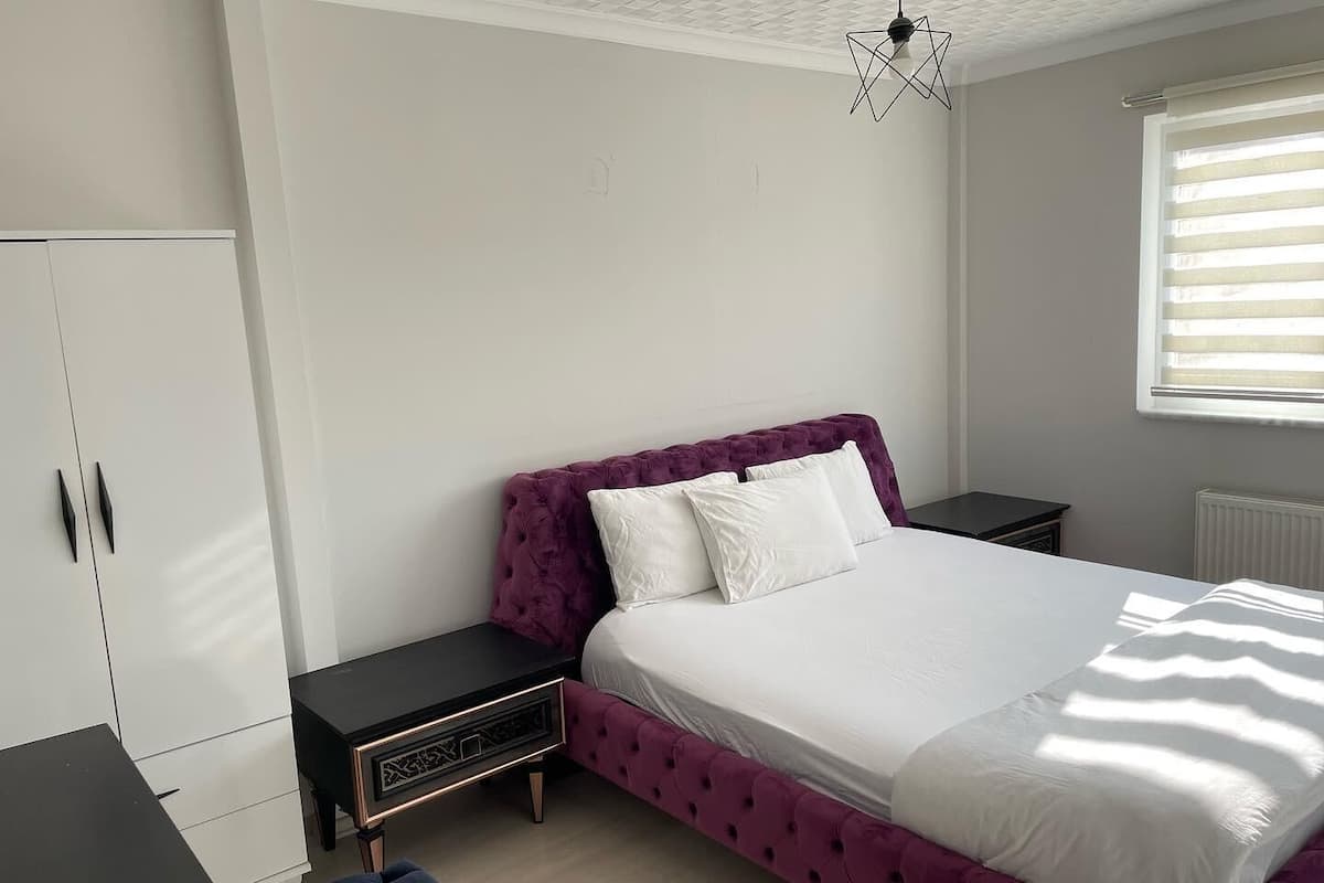 Business Apartment | Desk, iron/ironing board (on request), WiFi (free), bed sheets