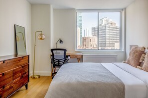 2 bedrooms, iron/ironing board, WiFi, bed sheets - Ideal Midtown East 2BR w/ Gym & Roofdeck, nr Parks, by Blueground (Midtown)