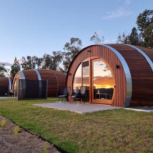 Barrel View Luxury Cabins - Australia's First Wine Barrel Accommodation