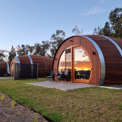 Barrel View Luxury Cabins - Australia's First Wine Barrel Accommodation