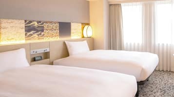 スーペリア ツインルーム (ソフトドリンク, ブレッド&ペイストリー無料) 禁煙、角部屋のみ | 羽毛の掛け布団、セーフティボックス (室内)、遮光カーテン、WiFi (無料)