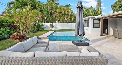 Luxury Stay Near Beach at Bliss Manor | Pool | Expansive Fenced Yard | Prime Location Dog OK