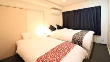 Apartamento básico | 2 quartos, ferros/tábuas de passar roupa, Wi-Fi de cortesia