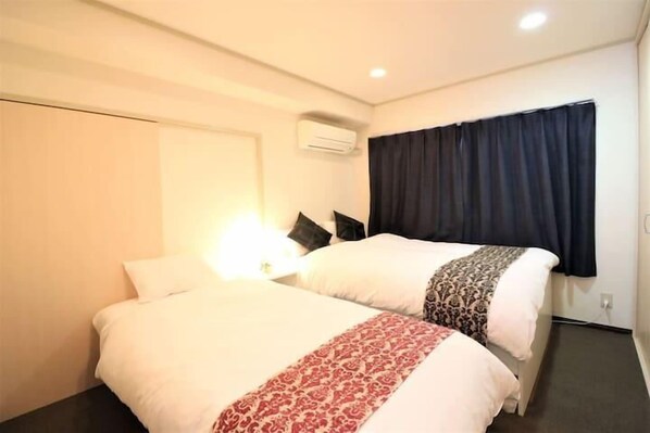 ベーシック アパートメント | 2 室のベッドルーム、アイロン / アイロン台、WiFi (無料)