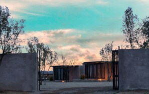 Façade de l’hébergement