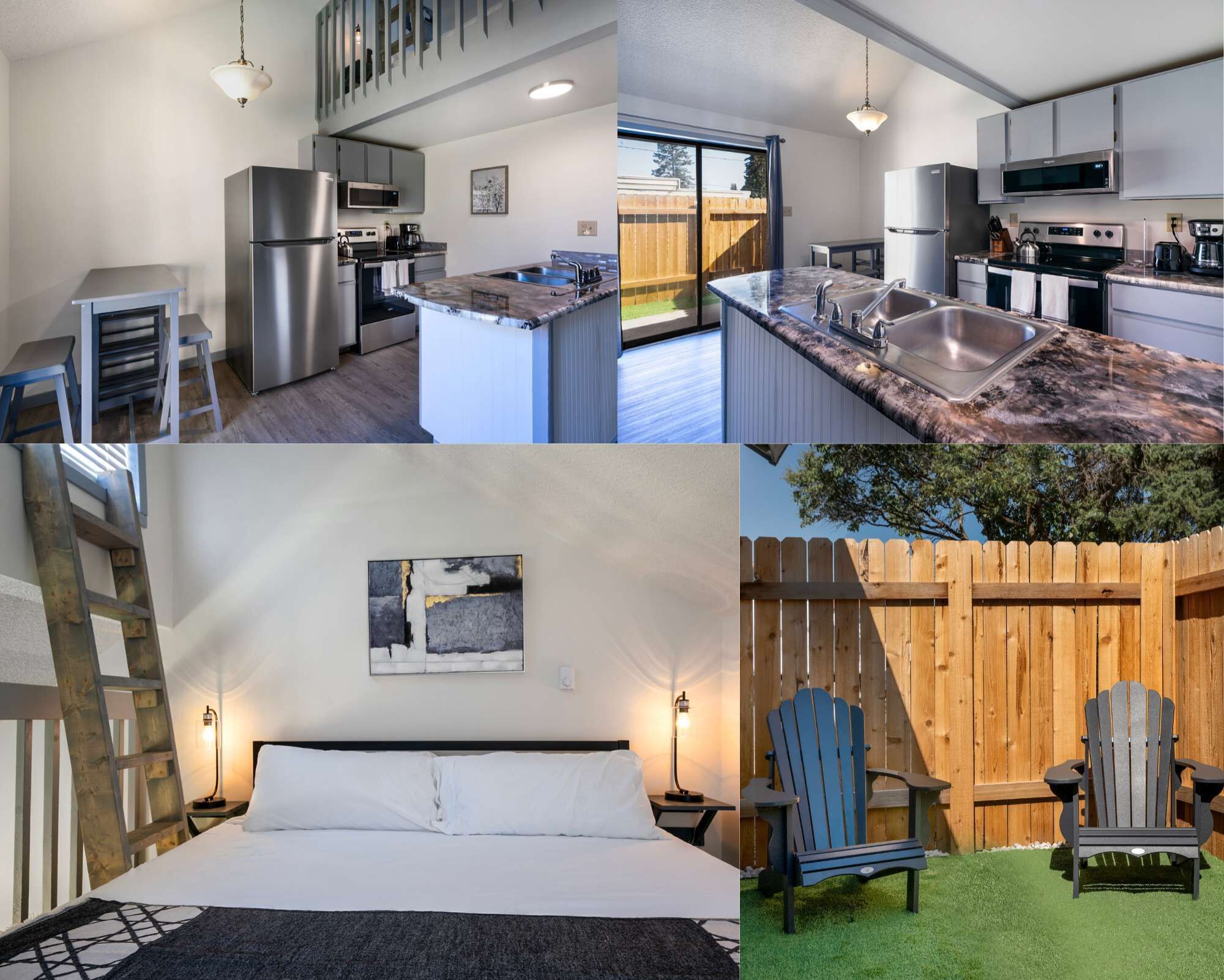 Extended stay available! Updated Loft 1BR in Columbia Falls