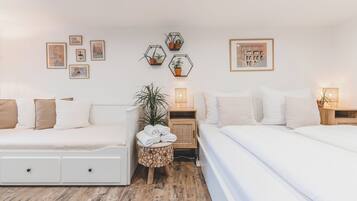 1 habitación, tabla de planchar con plancha, wifi y ropa de cama