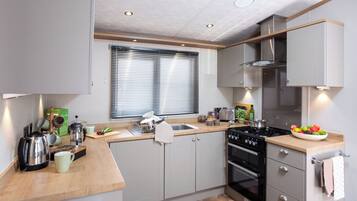Fridge, oven, stovetop, toaster