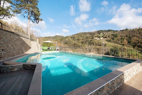 Pool. Vacation Home "Baia Di Campo" with Shared Pool, Private Garden, and Wi-Fi