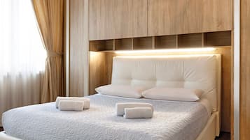 2 slaapkamers, een strijkplank/strijkijzer, gratis wifi, beddengoed